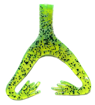 Мягкая приманка Z-Man Web-FootTrailerz 4" цв. Chartreuse/Pepper