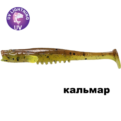Силиконовая приманка Crazy Fish Nano Minnow 2.8" 53-70-4d-6 кальмар цв. chart swamp (шартрес болото)