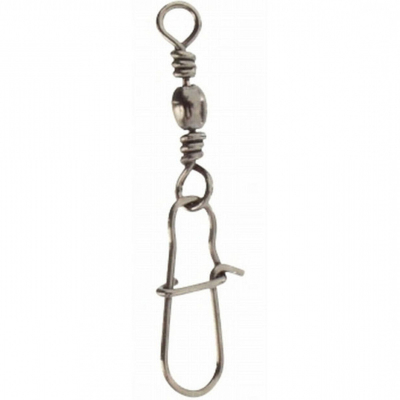 Вертлюг с застежкой Mottomo Barrel Swivel & Nice Snap №3 8 шт