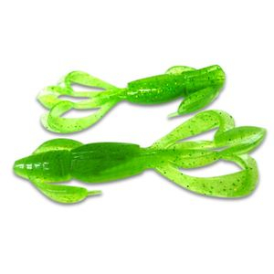 Силиконовая приманка Keitech Crazy Flapper 3.6" - #424 Lime Chartreuse