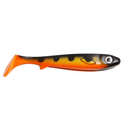 Силиконовая приманка KanalGratis Flatnose Shad 190мм 50гр цвет: Black Okoboji Perch, (EJ-FLAT-OKOPERCH-19)