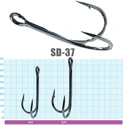 Двойной крючок Owner SD-37 № 4/0