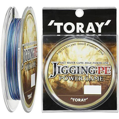 Шнур Toray Jiging PE P-Game 200m #3,0 5 colors 35LB