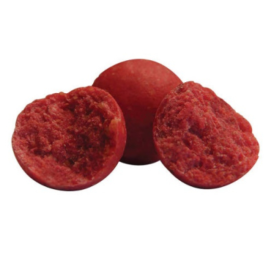 Бойлы тонущие Mistral Baits 15mm 1kg STRAWBERRY Boilies 15STB (клубника) 