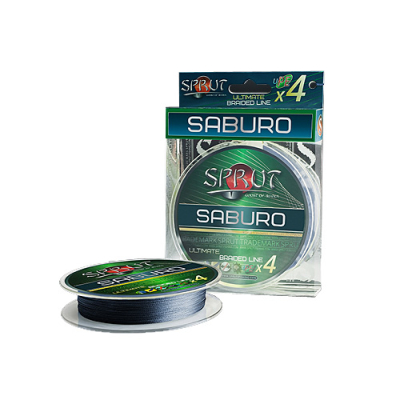 Шнур Sprut Saburo Soft Ultimate Braided Line x4 ( 95m/Space Gray/0,12mm/9,1kg)