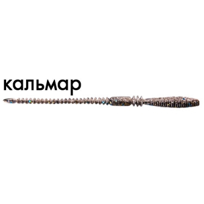 Силиконовая приманка Crazy Fish Cruel Leech 5.1'' 6 шт. 42-130-10d-6 кальмар цв. natural (природный)