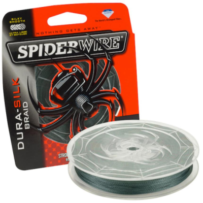 Леска плетеная Spiderwire Dura-Silk Green 270м, 0.10мм