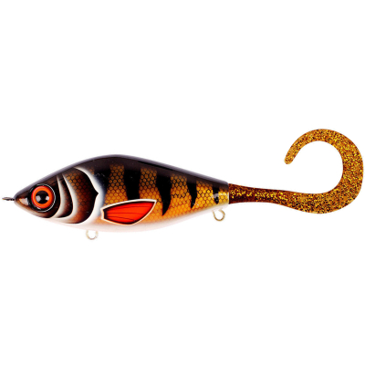 Джеркбейт Strike Pro Guppie Jr shallow Golden Perch - Gold/Gold Glitter 11см 58гр цв. #TR-003