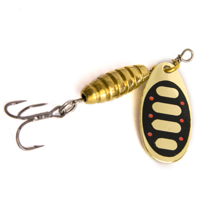 Блесна вращающаяся Mottomo Bug Blade #1 5.5g цв. Gold 19