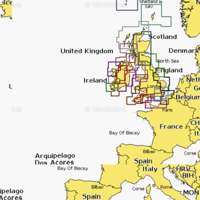 Карта Navionics Grimsby - Anstruther 5G565S2