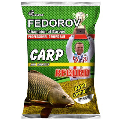 Прикормка Allvega "Fedorov Record" 1 кг (КАРП КРУПНЫЙ)