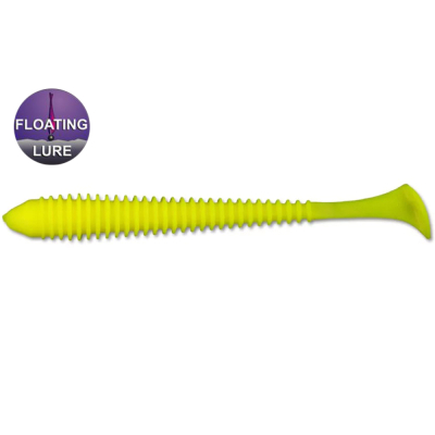 Силиконовая приманка Forsage Tasty worm 3.5" 9 см #023 Floating Lemon (7 шт)