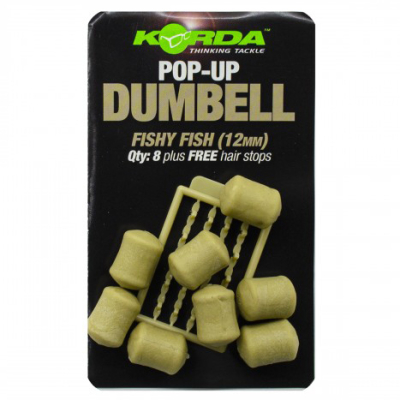 Имитационная приманка Korda Pop-Up Dumbell Fishy Fish 12мм KPB09 (рыбный вкус)