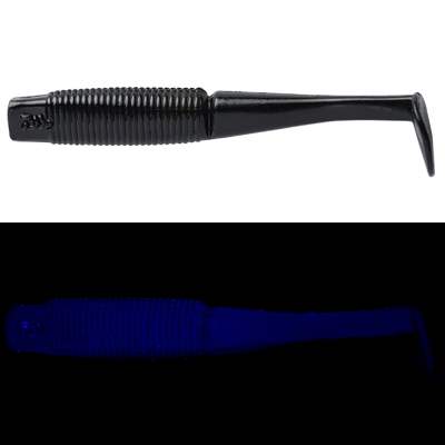 Силиконовая приманка Daiwa Bait Junkie 2.5" Minnow цв. BLACK UV