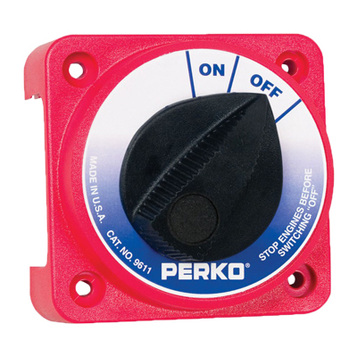 Выключатель массы АКБ Perko Fig. 9611 Compact Main Battery Disconnect Switch