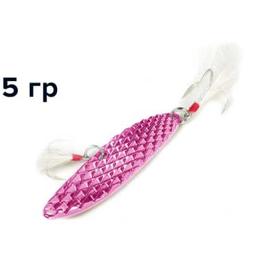 Блесна GT-BIO Shinny S-Hyperbola 4.7см, 5гр, розовый  GT-32T