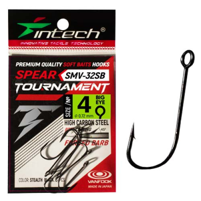 Крючки Intech Tournament Spear SMV-32SB #6 (6 шт)