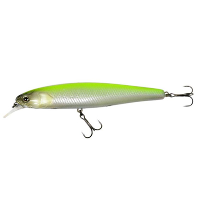 Воблер Jackall Smash Minnow 100F цв. Pearl Chartreuse