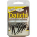 Крючок тройник Daiichi Death Trap Black Nickel 5 pcs №1