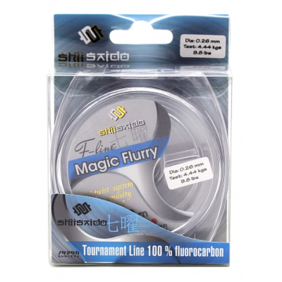 Леска флюорокарбон Shii Saido Magic Flurry, L-30 м, d-0,156 мм, test-1,68 кг, прозрачная