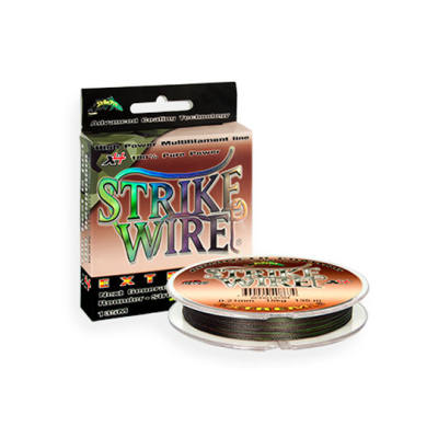 Шнур Strike Wire Extreme, 0,13mm/9kg -135m - camo (камуфляж) зеленый