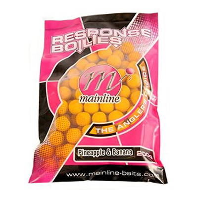 Бойлы Mainline Response Range Shelf Life 18мм 450гр Pineapple & Banana M01033 (ананас & банан)