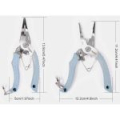 Плоскогубцы рыболовные Noeby Straw Plier #110, синие
