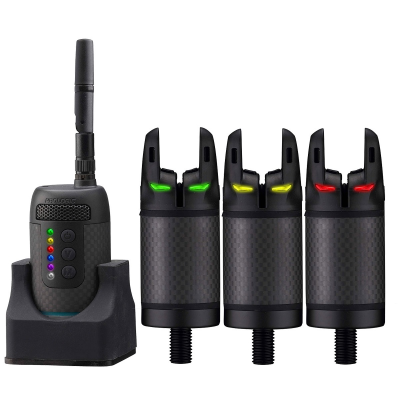 Набор сигнализаторов Prologic K3 Bite Alarm Set 3+1 (Green,Yellow,Red)