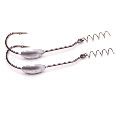 Офсетный крючок огруженный Svartzonker Offset Hook Small 10/0 Zink 7 g 2шт