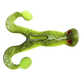 Силиконовая приманка Z-man Pop Frogz ES 4" Natural/Chart Belly