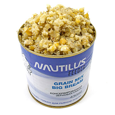 Зерновая смесь Nautilus Grain Mix  Big Bream 430ml (лещ)*