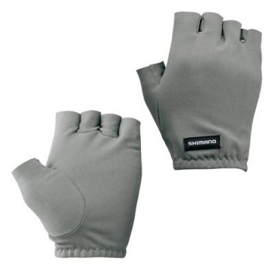 Перчатки Shimano GL-082M цв. серый размер Free