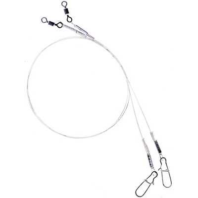 Поводок Zettech материал Fluoro, в упак. 2шт (разрывная нагрузка до 9 кг, длина 30см)