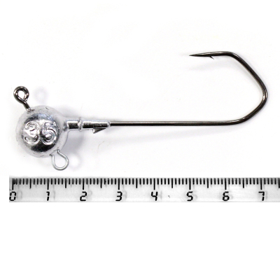 Призёр джиг-головка с ухом для поводка на крючке 6/0 2 шт. 35 гр.