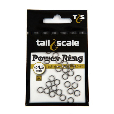 Заводные кольца Tail&Scale Power Ring 15мм 6 шт/уп