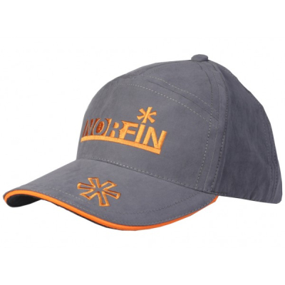 Бейсболка Norfin серая 04 р.XL