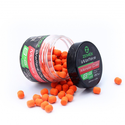 Бойлы нейтральные ZEMEX Wafters Dumbells Monster Crab, 8х6 мм, 20 гр