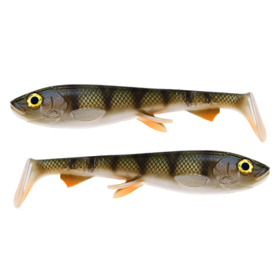 Приманка силиконовая XXL Wolfcreek Shad Jr. 17см  50гр 2шт Perch (1259746)