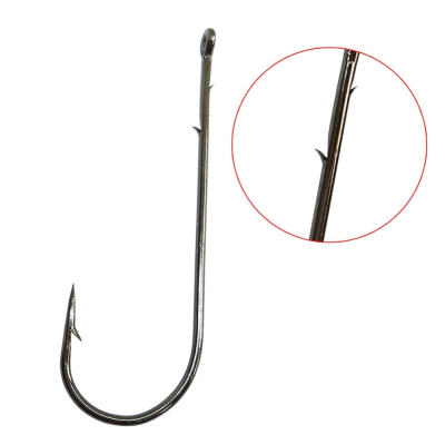 Крючок Koi Round Bend Worm, размер 4/0 (INT), цвет BN, (10 шт.)
