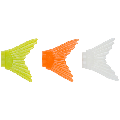 Набор сменных хвостов для воблера Strike Pro Glider 90, цвет Chartreuse, Orange, White (3 шт.) (1257610)