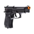 Пистолет пневматический Beretta M84 FS сплав, черный,  (Blowback)