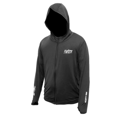 Лонгслив Hearty Rise Cooling UV Protection Jacket на молнии, черный, р-р M