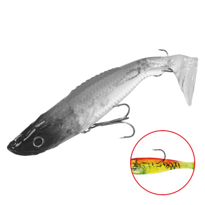 Силиконовая приманка оснащенная Mikado Crystal Fish WXH-59-12см цв. 56 (1уп.-2шт.)