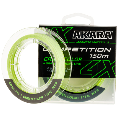Шнур Akara Competition Green 150 м 0,16
