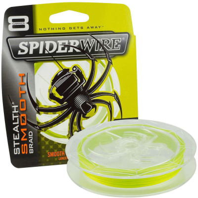 Леска плетеная Spiderwire Stealth Smooth 8 Yellow Braid 300m 30LB/0,20MM