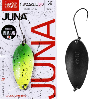 Блесна колеблющаяся Lucky John Juna 30мм 2.5гр. цв. 047