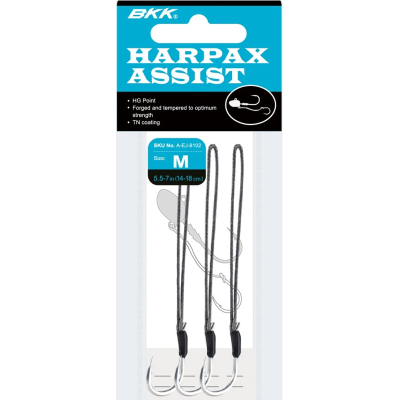 Крючок-ассист BKK Harpax Assist (A-EJ-8102) M (3шт)