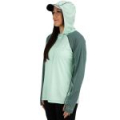 Термофутболка Simms Women's Bugstopper SolarFlex Hoody, Opal Heather, M