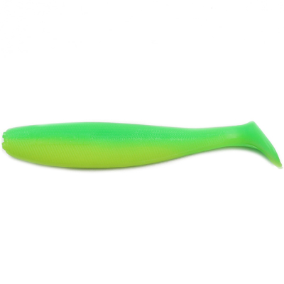 Силиконовая приманка Yaman Sharky Shad 5,5" цвет #30 - Lime Chartreuse (уп. 5 шт.)