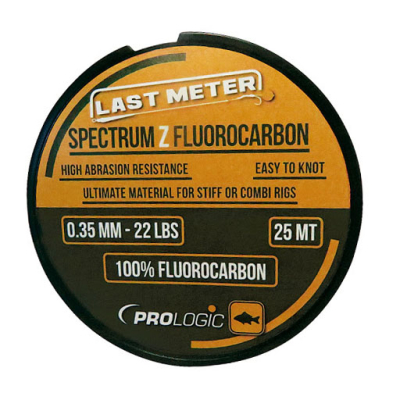 Леска Prologic Spectrum Z Fluorocarbon 25m 0.50mm 37lbs бесцветный